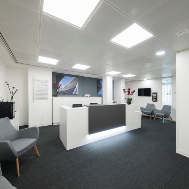 Reception at King Street, Regus in Manchester