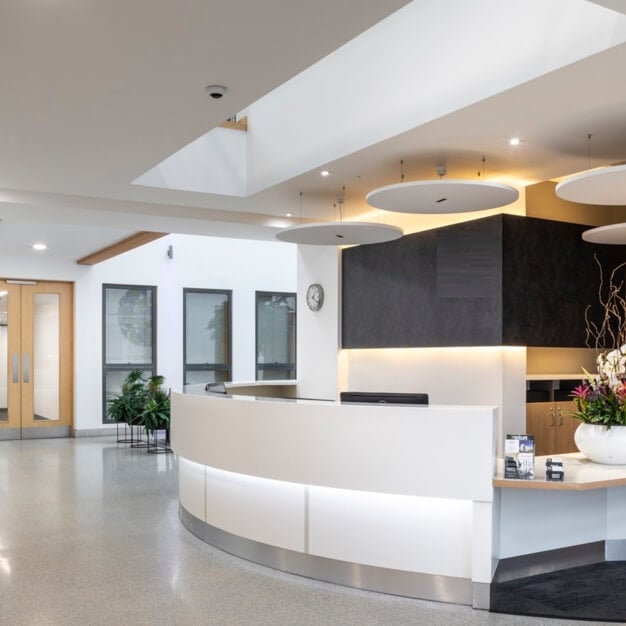 Reception at Park Approach, Pure Offices in Leeds, LS1