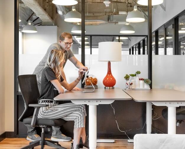 Dedicated workspace in Fore Street Avenue, WeWork, Moorgate