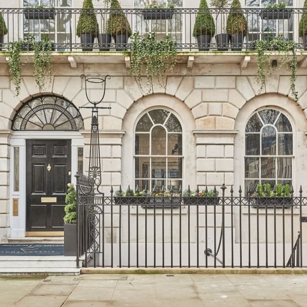 The building at Fitzroy Square, Workpad Group Ltd in Fitzrovia