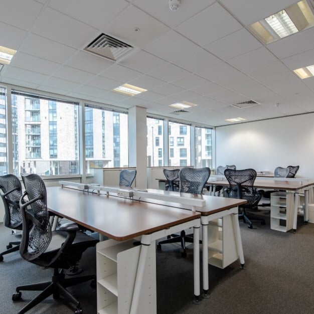 Dedicated workspace Exchange Quay, The Serviced Office Company, Manchester