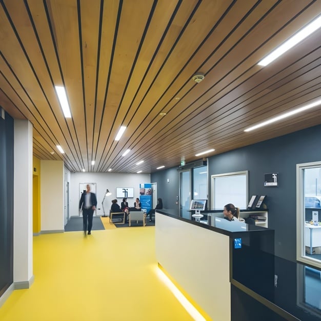 Reception at Springfield Road, Oxford Innovation Ltd in Belfast, BT1