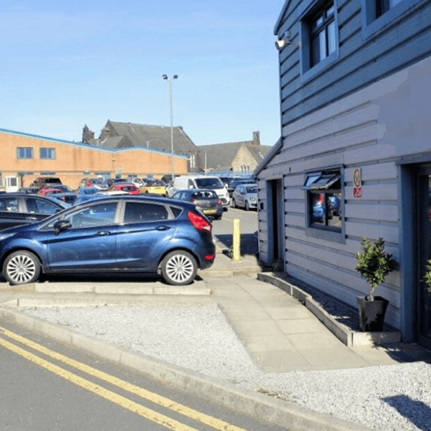 The building at Barcroft Street, Business Lodge, Bury