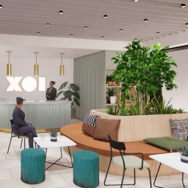 Reception area at 10X, Space Made Group Limited in Birmingham, B1 - West Midlands