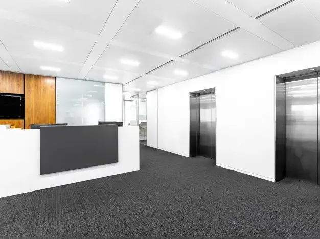 Reception area at Regus in Fenchurch Street