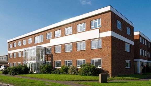 The building at Stephenson Way, Needspace Limited in Crawley