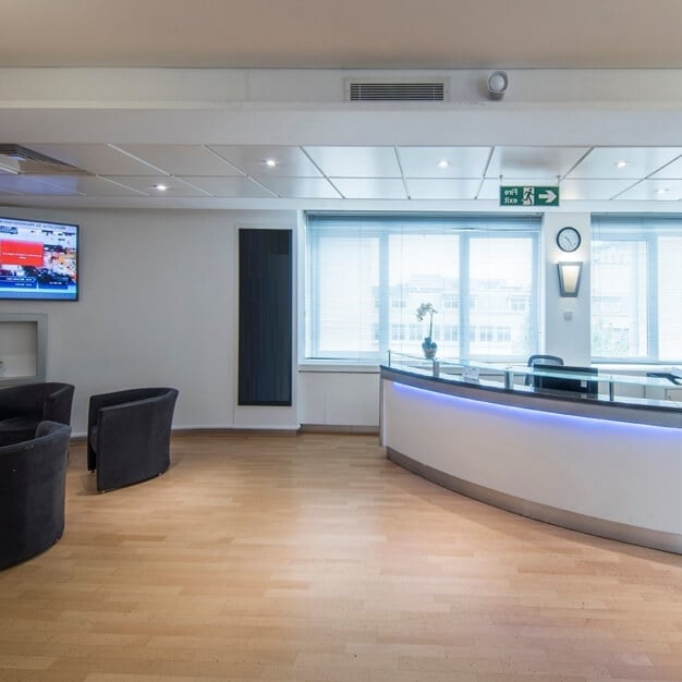 Reception at 26/28 Hammersmith Grove, Regus in Hammersmith