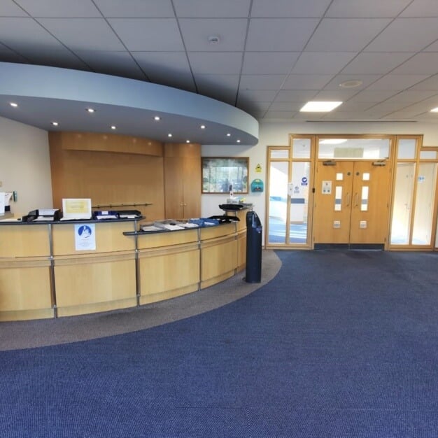 Reception in Spectrum House, Freedom Works Ltd, Crawley