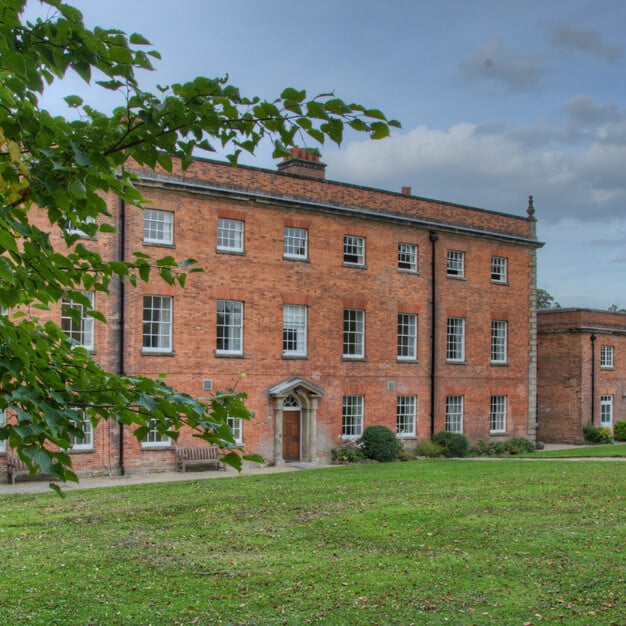 The building at Staunton Harold Hall, Lion Court Ltd in Ashby de la Zouch