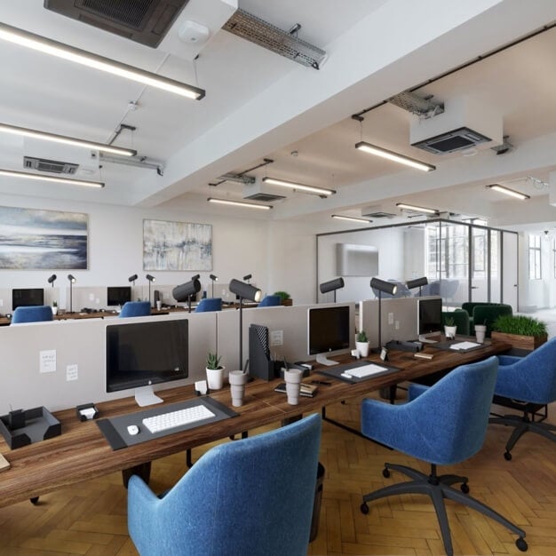 Dedicated workspace in Kitt Technology Limited, Tottenham Court Road