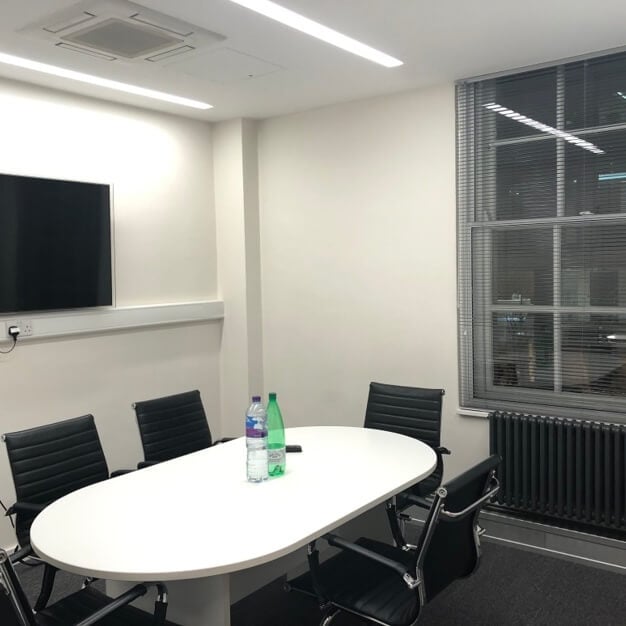 The meeting room at Wigmore Street, Lowy Group in Marylebone