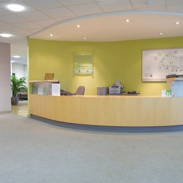 Reception area at Aerodrome Road, Regus in Gosport