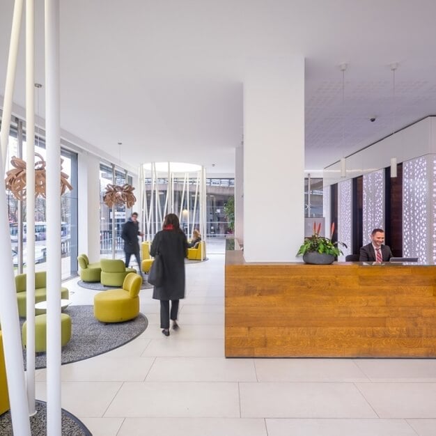 Reception at Portland Street, Bruntwood in Manchester