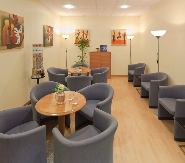 Breakout space in Otterspool Way, Lenta (Watford)