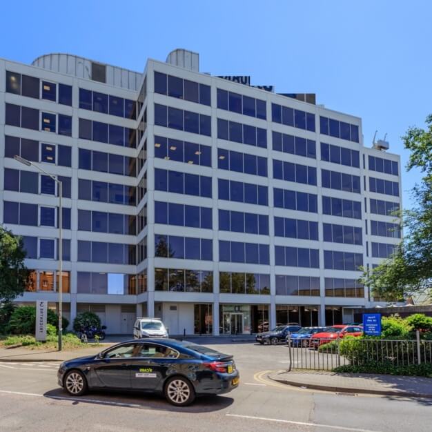 Building outside at Newbridge Square, FigFlex Offices Ltd, Swindon, SN1