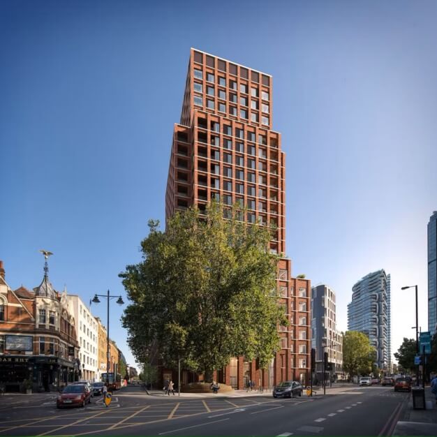 Building external for The Arc, Impact Working Limited, Old Street, EC1 - London