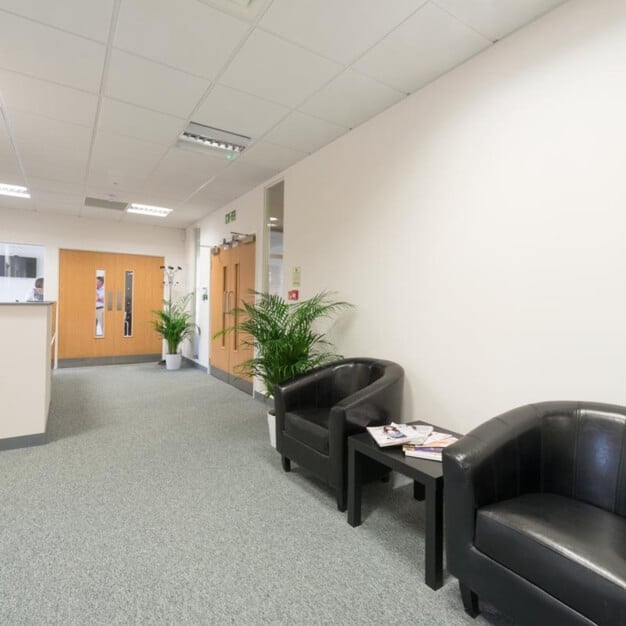 Reception area at Cricketfield Road, Devonshire Business Centres (UK) Ltd in Uxbridge