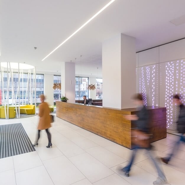 Reception at Portland Street, Bruntwood, Manchester