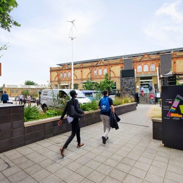 The building at Kennington Park, Workspace Group Plc in Oval, London