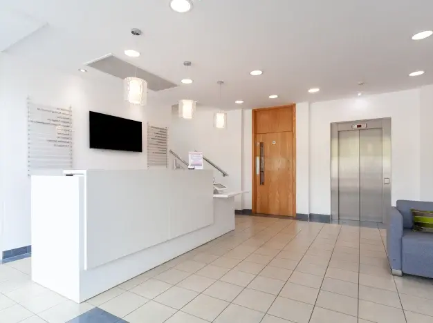 Reception in Falcon Gate, Regus, Welwyn Garden City