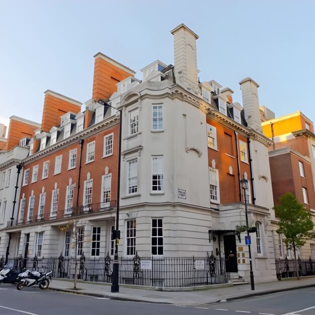 The building at Devonshire Street, Landmark Space in Great Portland St, W1 - London