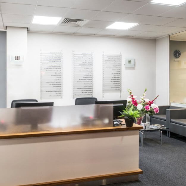 Reception in Quayside, Regus, Newcastle