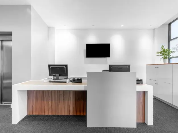 Reception area at St George's Way, Regus in Leicester