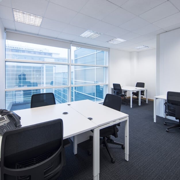 Shared deskspace in Midsummer Boulevard, Regus in Milton Keynes