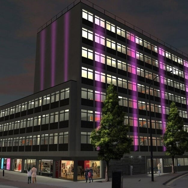 Building external for Eyre Street, Wizu Workspace, Sheffield