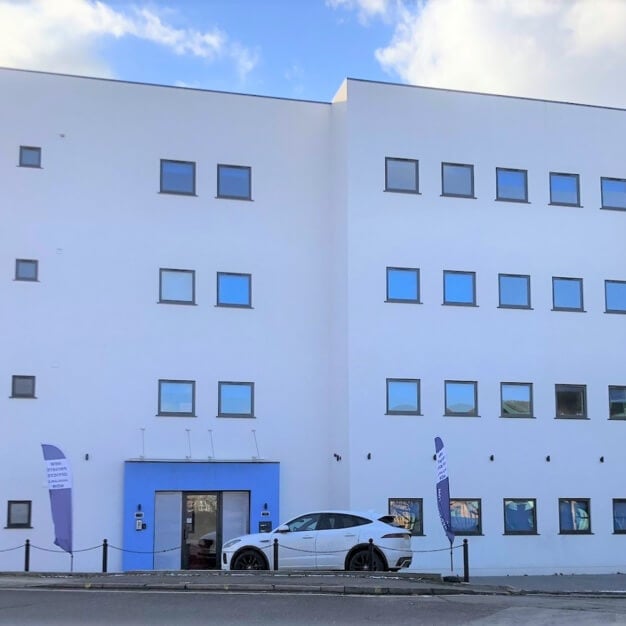 Building outside at Masters House, Aimlin Limited (RA Offices), Harrow, London