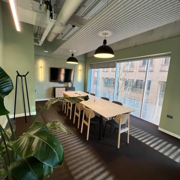 The meeting room at Brindleyplace, X & Why Ltd in Birmingham, B1