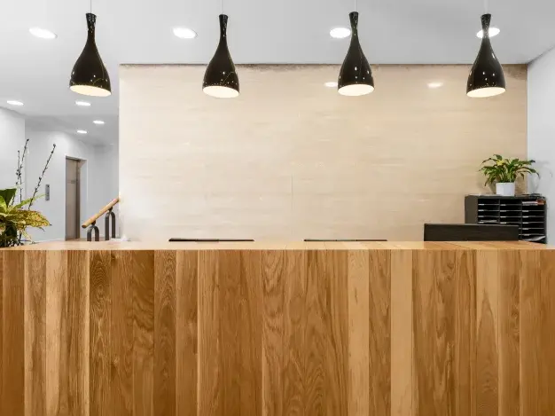 Reception area at Merchant House, Regus in Newcastle