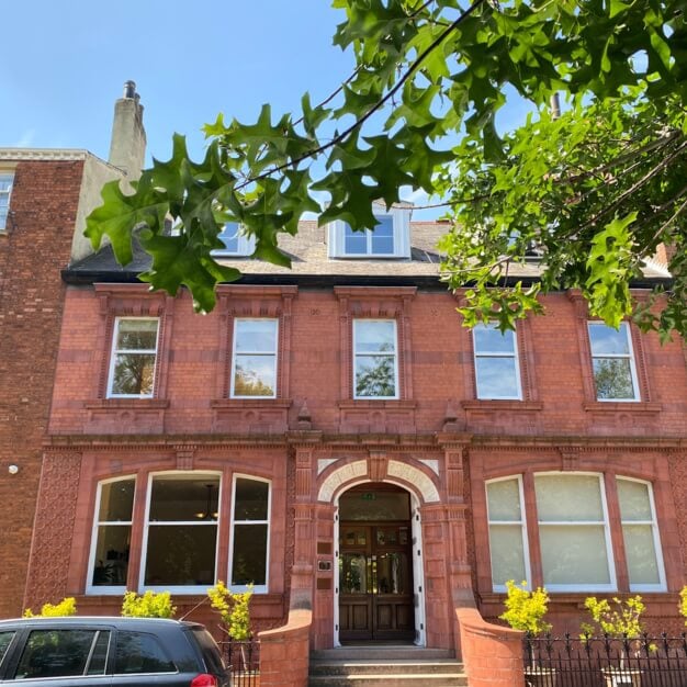 The building at Park Square East, United Business Centres, Leeds, LS1