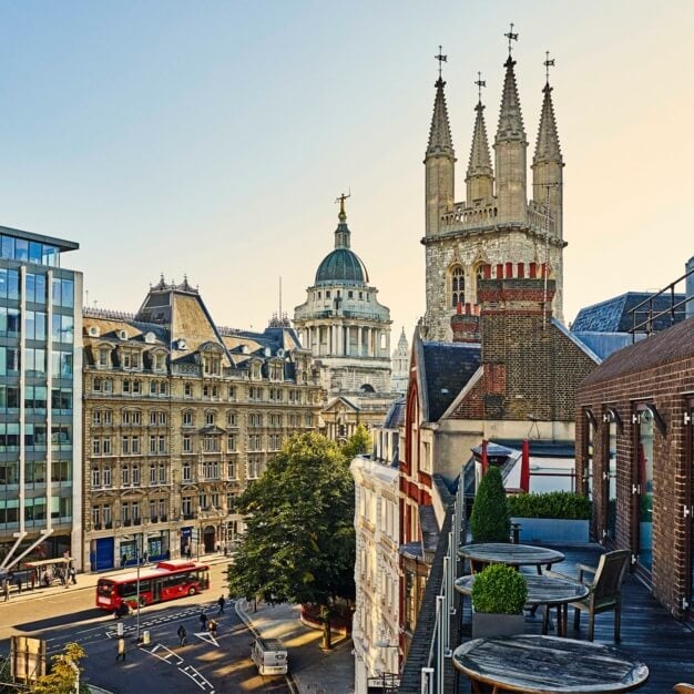 The views at 6 Snow Hill, Beaumont Business Centres in Farringdon