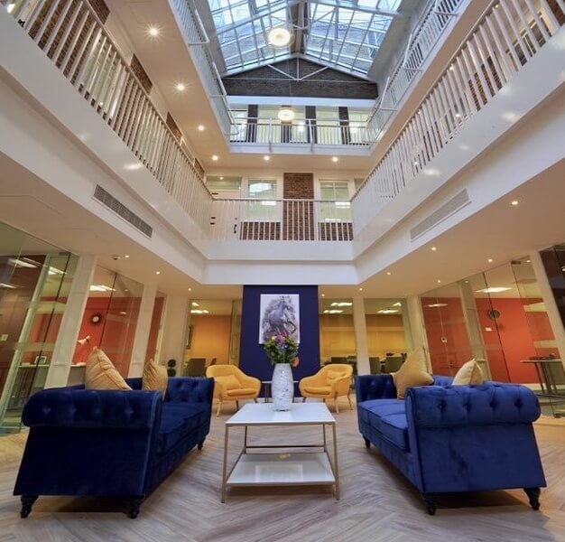 Atrium area at Petty France, Imoxis Limited, in Westminster