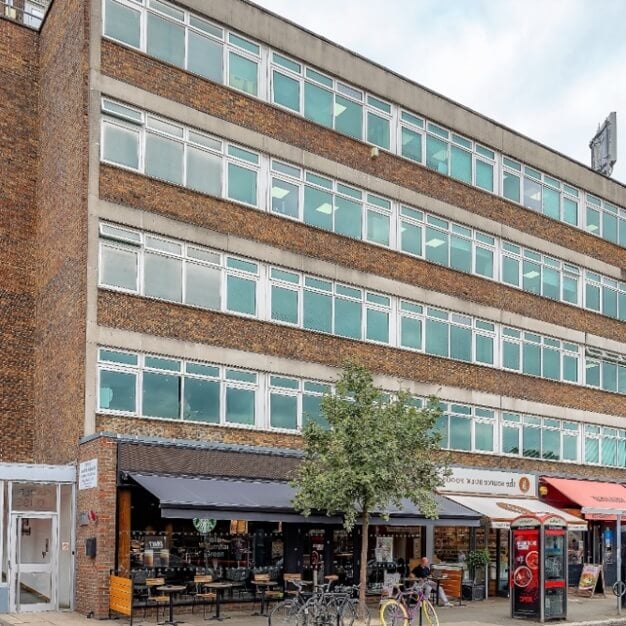 The building at Turnham Green Terrace, Airivo Ltd in Chiswick