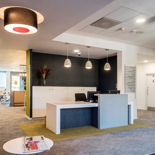 Reception in Robert Robinson Avenue, Regus, Oxford