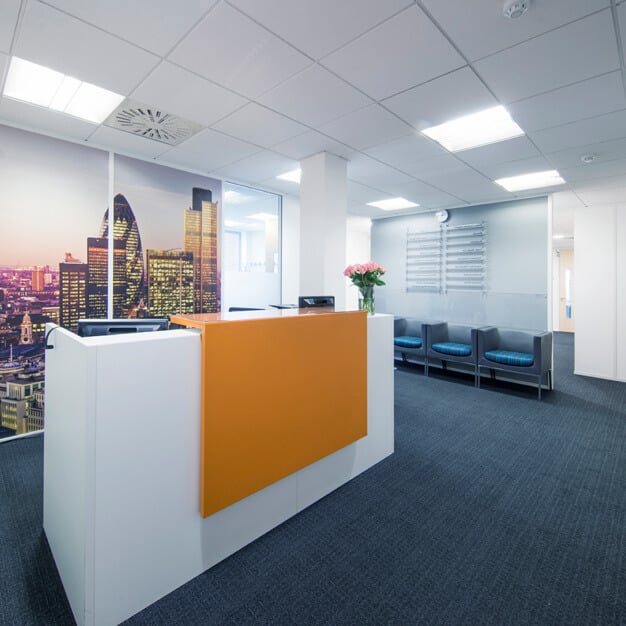 Reception at Victoria Road, Regus in Chelmsford