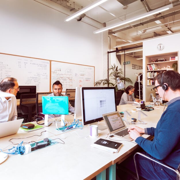 Dedicated workspace, Finsbury Square, Huckletree in Moorgate