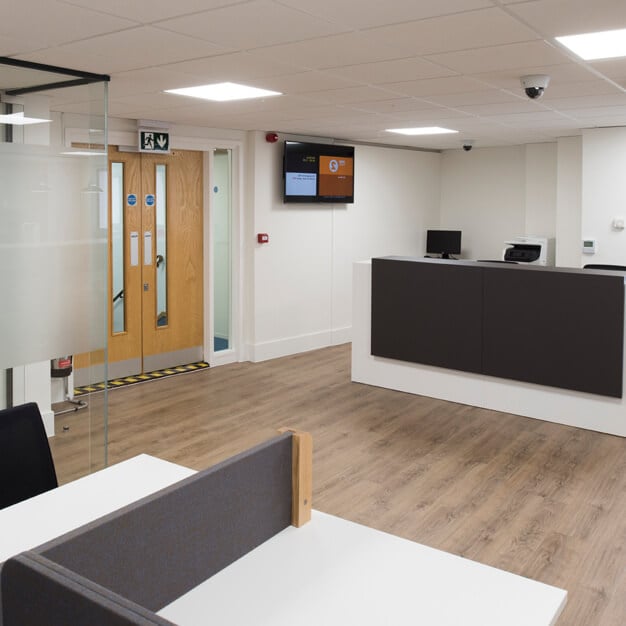 Reception in Queen Street, Regus, Salisbury