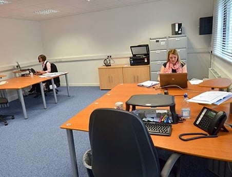 Dedicated workspace in Ridge Way, Liberty Business Centres, Dalgety Bay