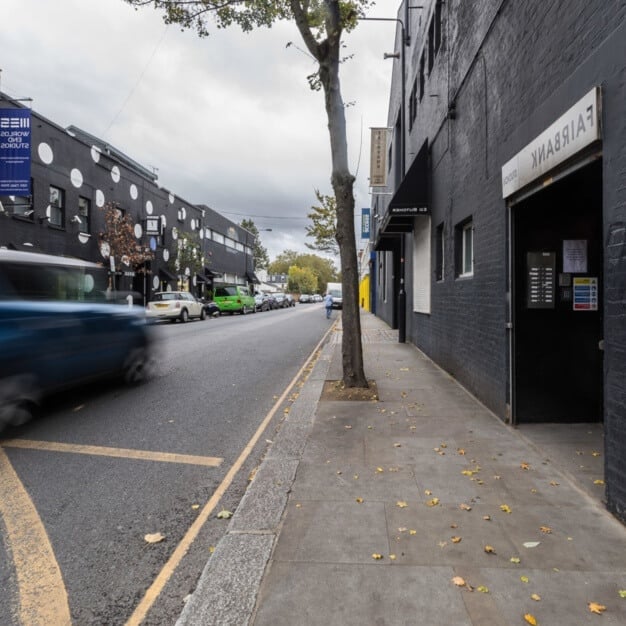 Building outside at Fairbank Studios 2, Access Storage, Chelsea