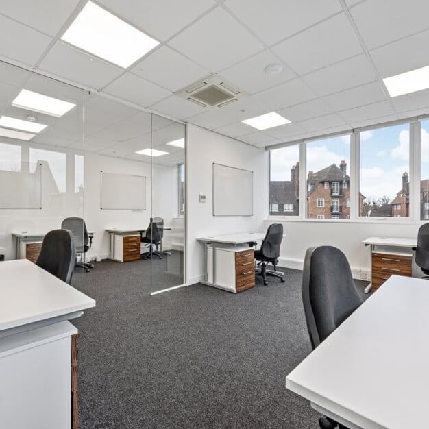 Dedicated workspace Bridge Lane, London + Hampstead Serviced Offices Ltd, Temple Fortune