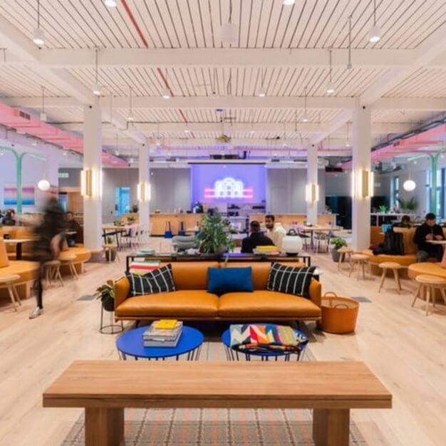 Breakout area at Louisa Ryland House, WeWork in Birmingham