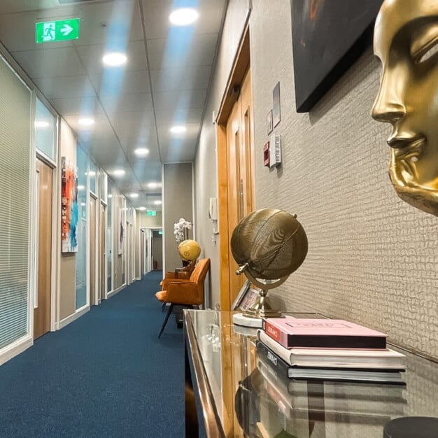 A breakout area in Catalyst House, The Brentano Suite, Elstree