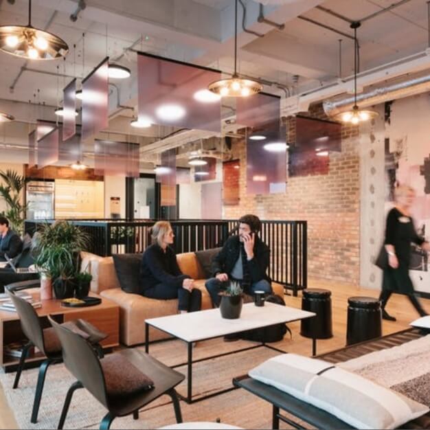 A breakout area in St. Katharine's Way, WeWork, Tower Hill