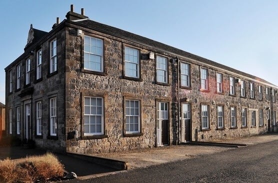 The building at Elmbank Mill, Ceteris in Menstrie