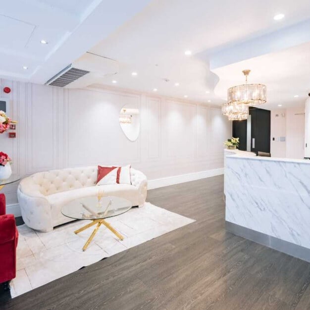 Reception area at Upper Berkeley Street, One Avenue Group in Marble Arch, NW1 - London