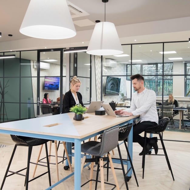 Breakout area at Osprey House, Wizu Workspace (Leeds) in Derby, DE1 - East Midlands