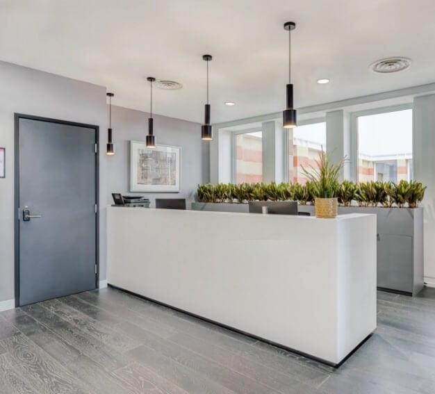 Reception area at The Civic Building, Regus in Epping